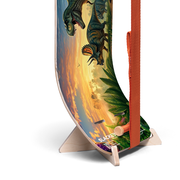 dinosaur slackboard design on a stand