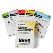 Set of GIBBON Slackboard Exercise Cards on a white background