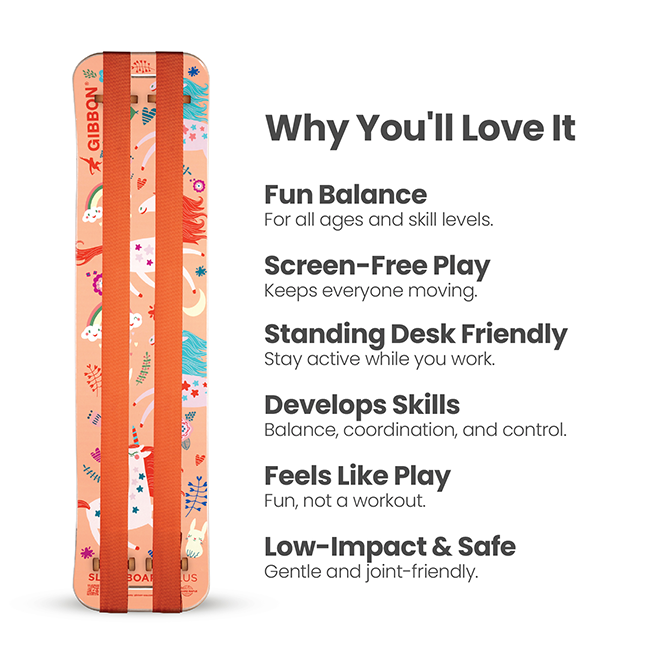 Unicorn SlackBoard Plus with text writing out why you&