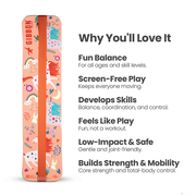 Unicorn SlackBoard with text writing out why you'll love it, with a white background