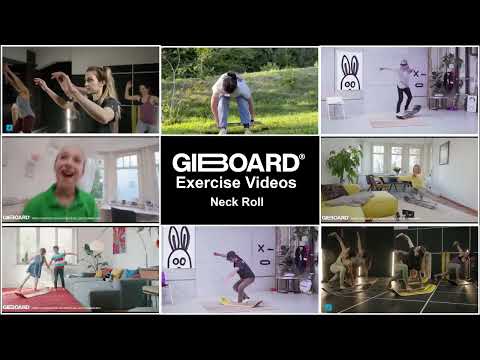 Neck Roll Exercise Demonstration on a SlackBoard Balance Board