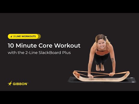 10 minute core workout video on slackboard plus